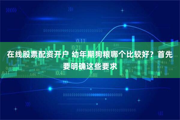 在线股票配资开户 幼年期狗粮哪个比较好？首先要明确这些要求