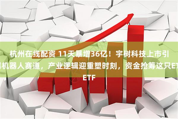 杭州在线配资 11天暴增36亿！宇树科技上市引爆机器人赛道，产业逻辑迎重塑时刻，资金抢筹这只ETF
